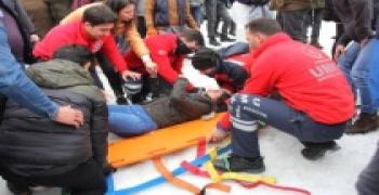 ÇAMLIHEMŞİN KAR FESTİVALİ 25 YARALI