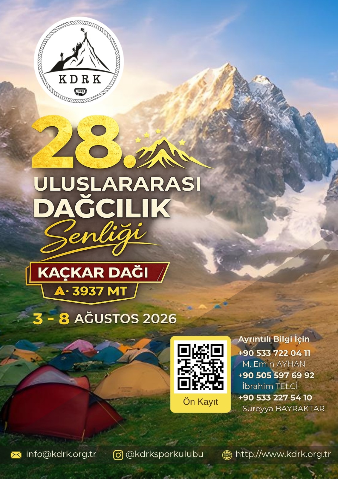 Rize 28. Uluslarası Dağcılık Turizm ve Yayla Şenliği