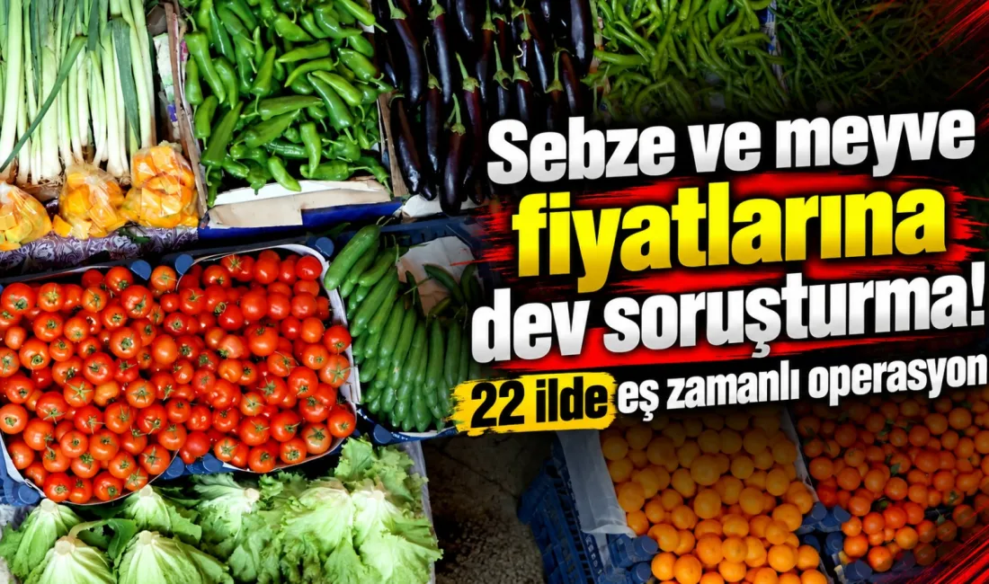 Sebze ve Meyve Fiyatlarında Usulsüzlük İddiası