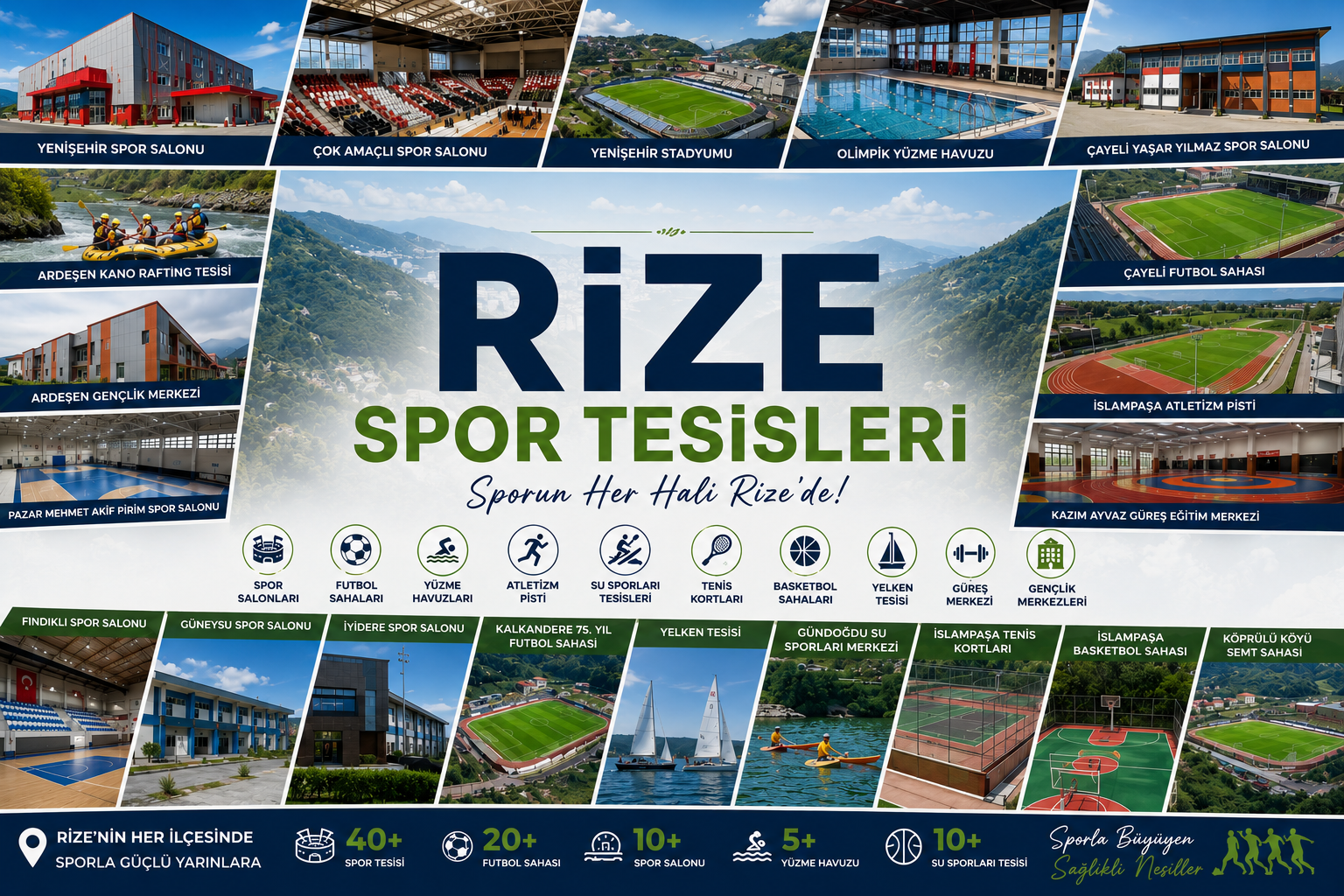 Rizedeki Tesis Bilgileri